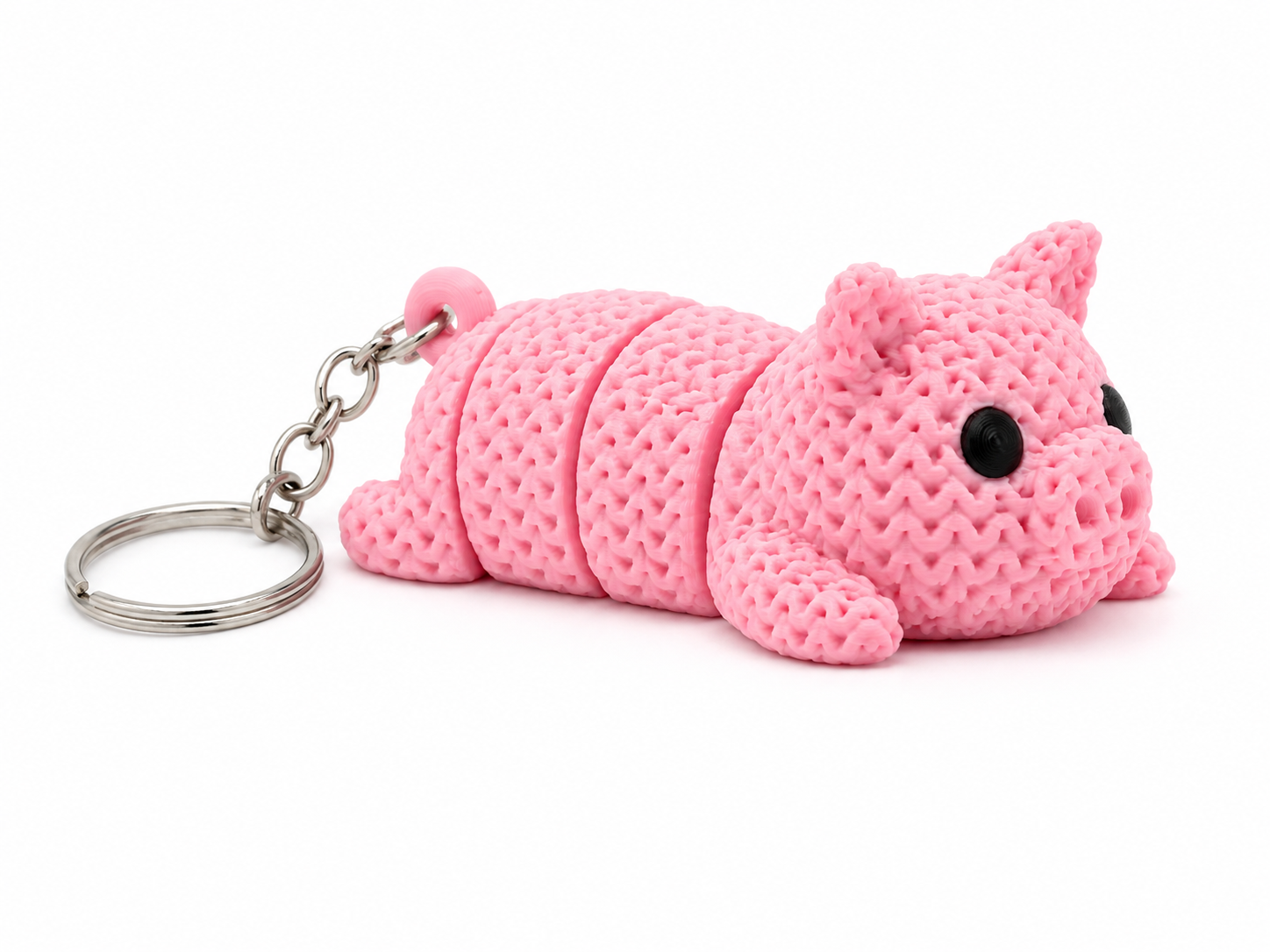 Chaveiros de Animais com Textura Tricô 6