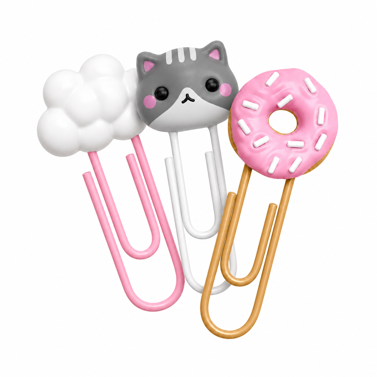Clipes Decorativos Kawaii - 20un